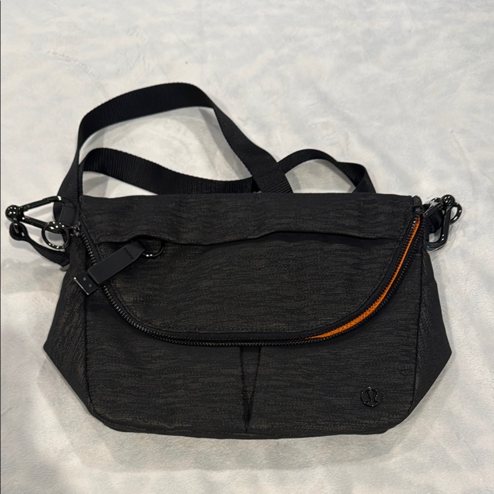 Lululemon Athletica Black Shoulder Bag (or waist bag), new